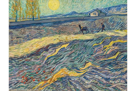 Laboureur dans un champ van Van&nbsp;Gogh