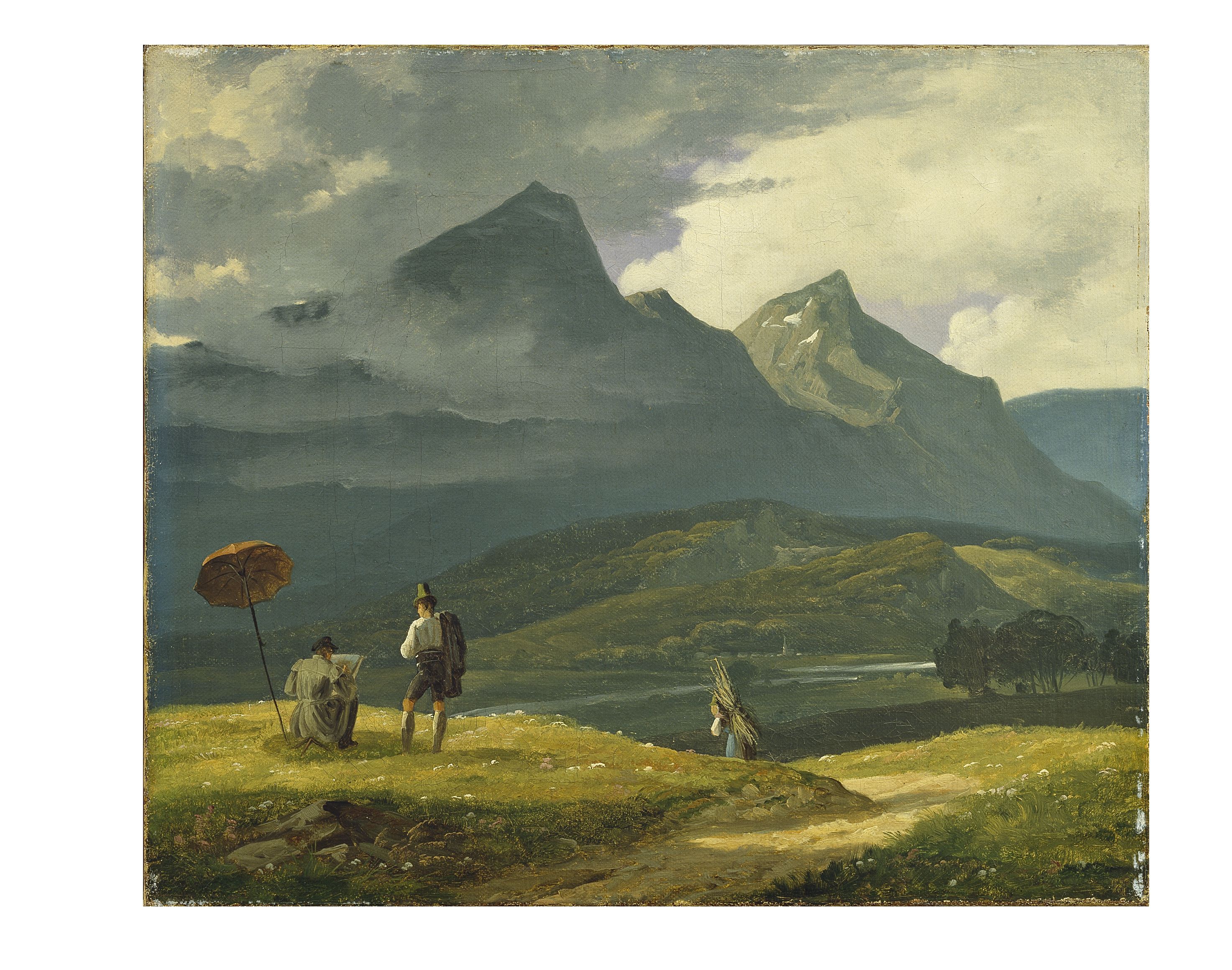 Wilhelm Bendz Berglandschap